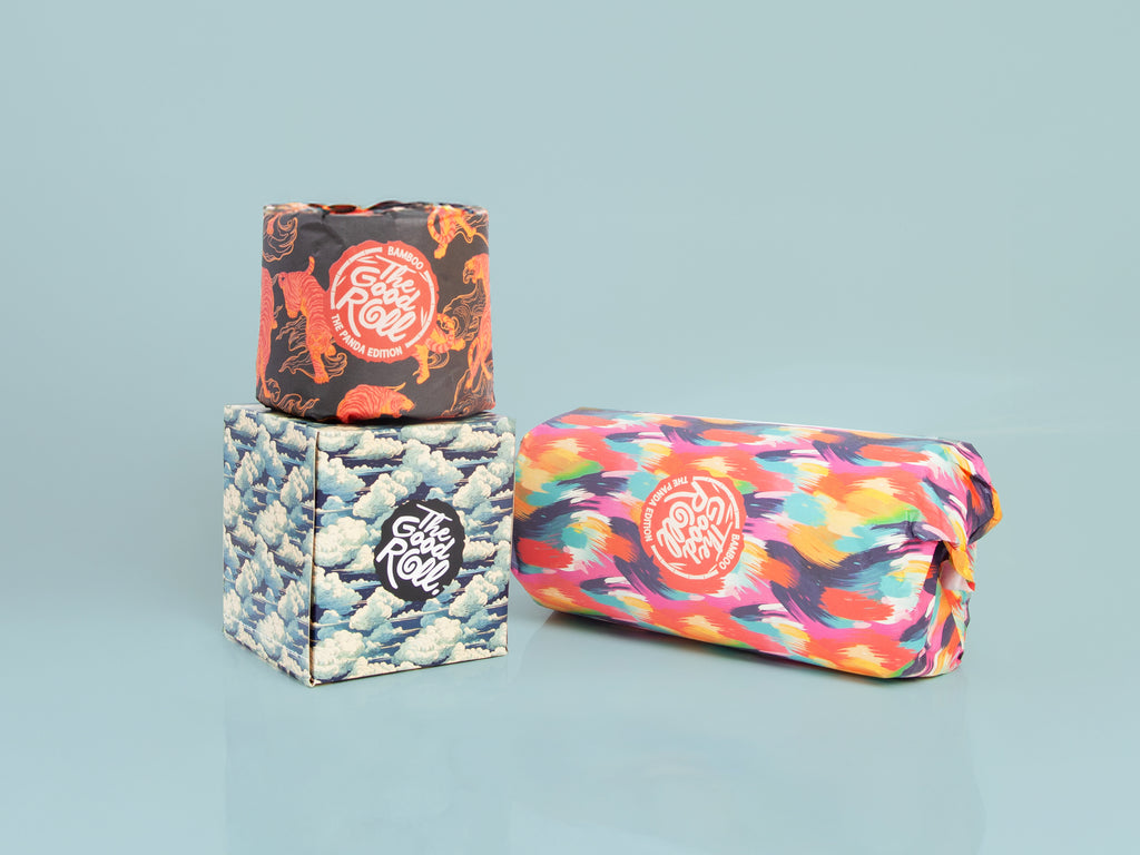 Duurzame toiletrol, tissuebox en keukenrol The Good Roll