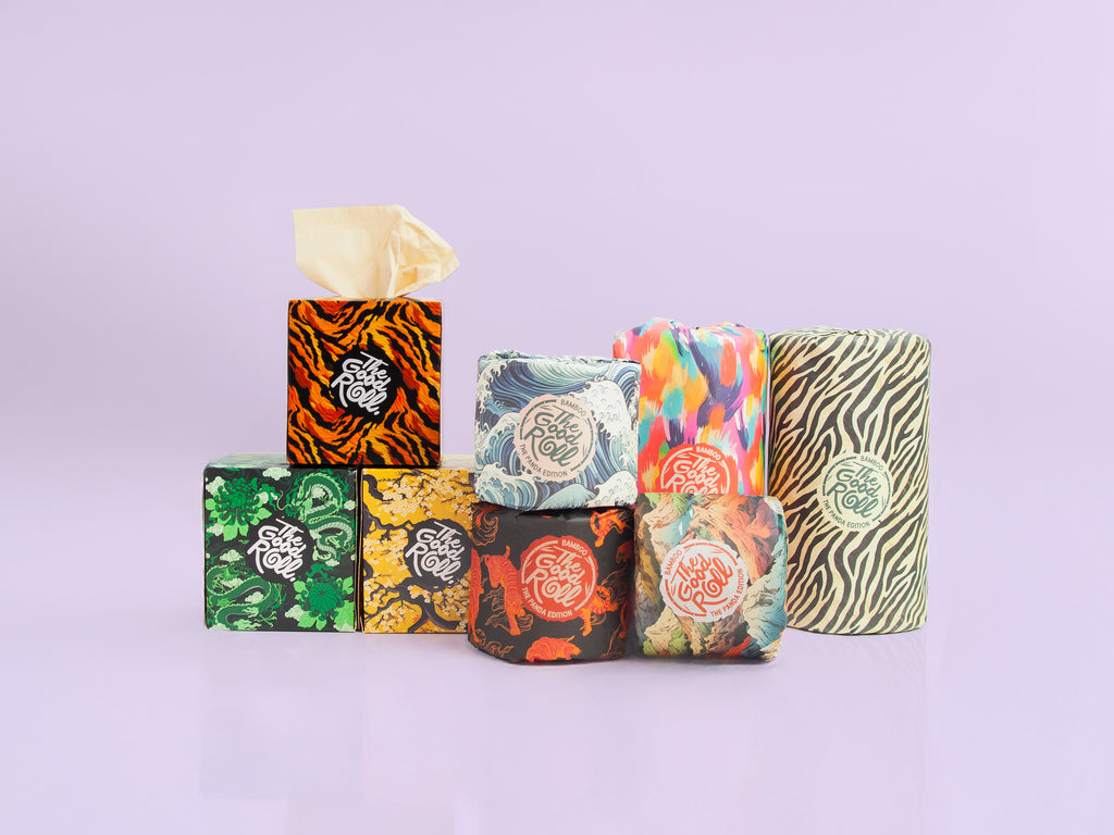 Homekit met duurzame keukenrollen, wc-rollen en tissueboxen