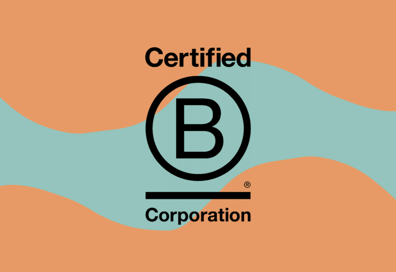 We zijn officieel B Corp gecertificeerd