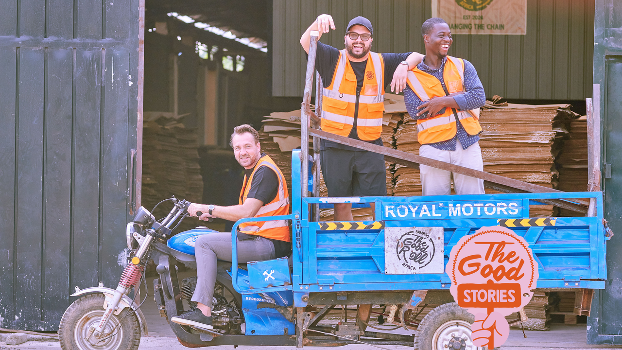 Achter de schermen in Ghana: Eliot neemt je mee door de bamboepulpfabriek